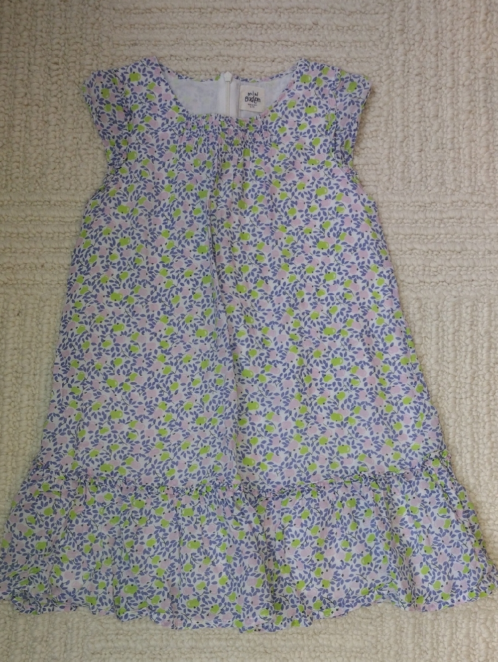 Boden Lavender And Green Girls' Summer Dress